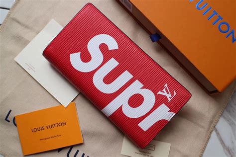 suprem x lv|Lv x supreme wallet.